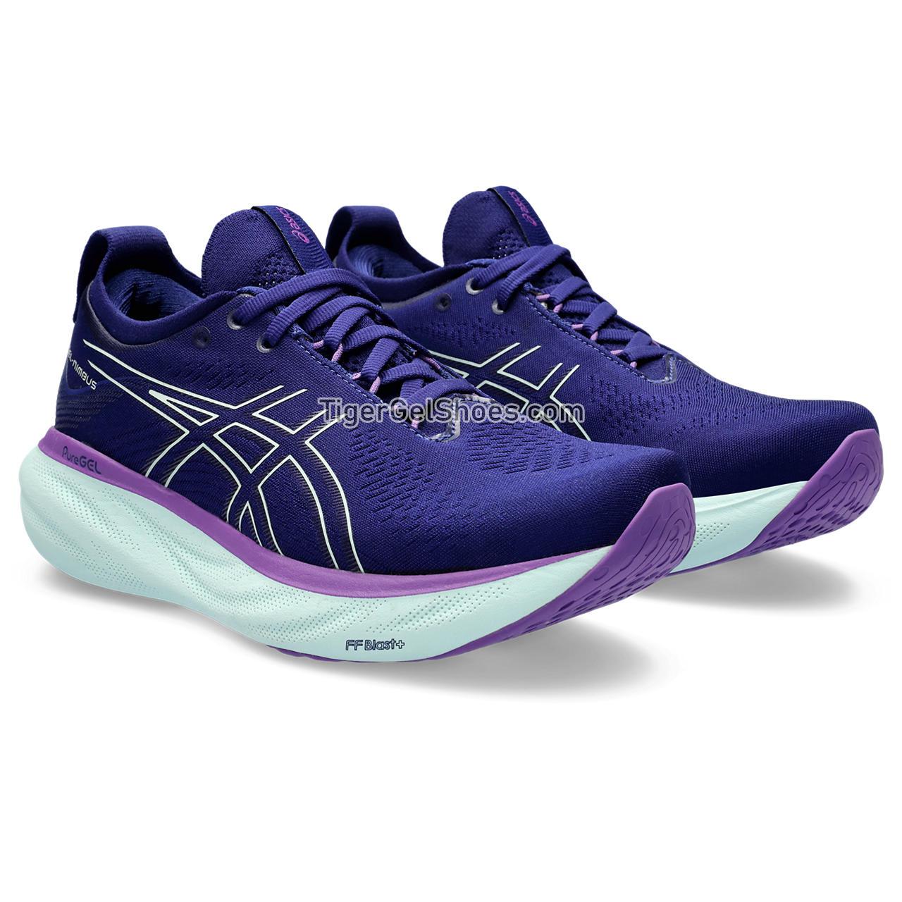 Asics Gel-nimbus 25 Dive Blue/Soothing Sea 1012B356-402 Womens Shoes