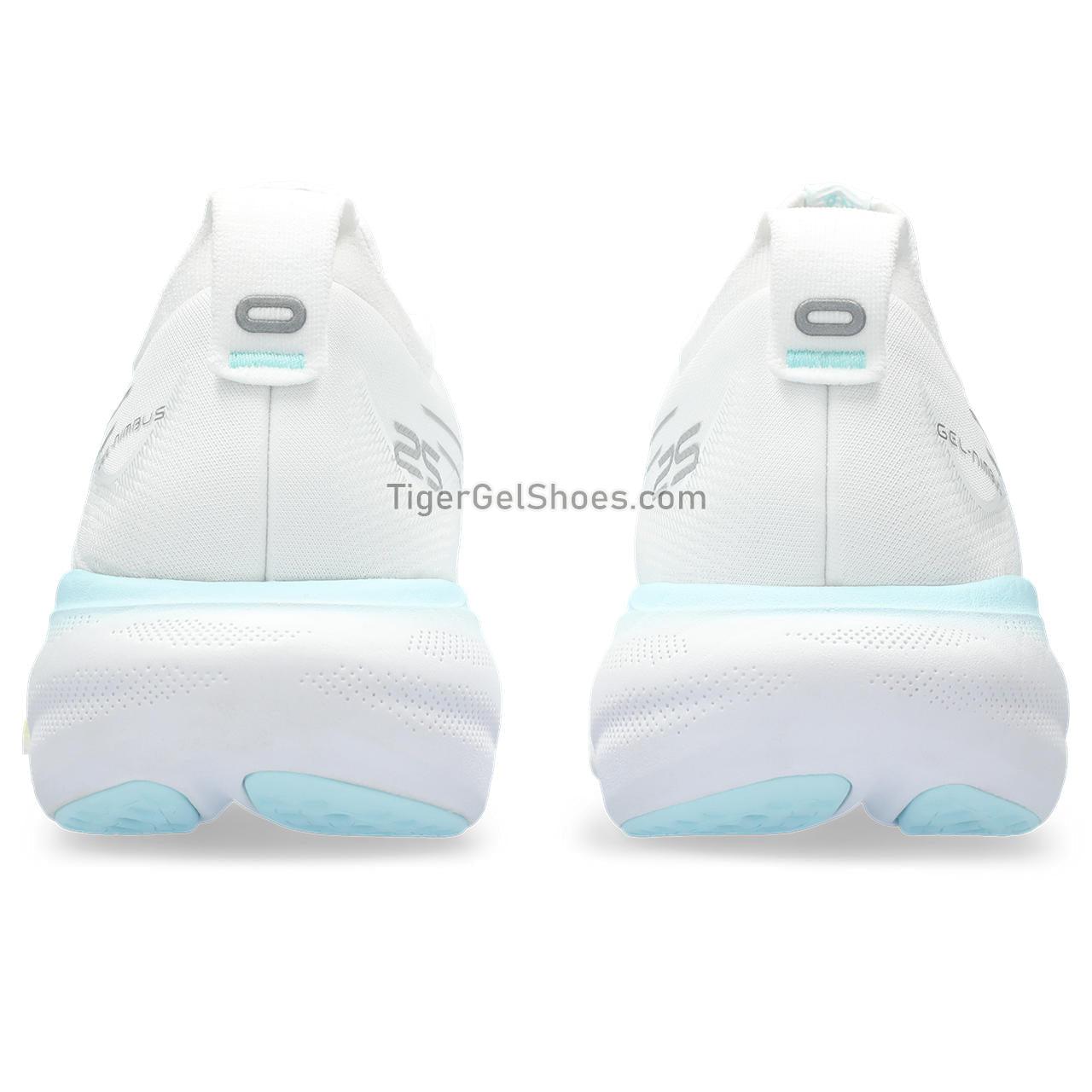 Asics Gel-nimbus 25 White/Pure Silver 1012B356-105 Womens Shoes