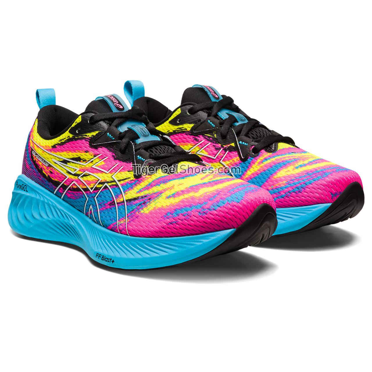 Asics Gel-cumulus 25 Aquarium/Vibrant Yellow 1012B580-400 Womens Shoes