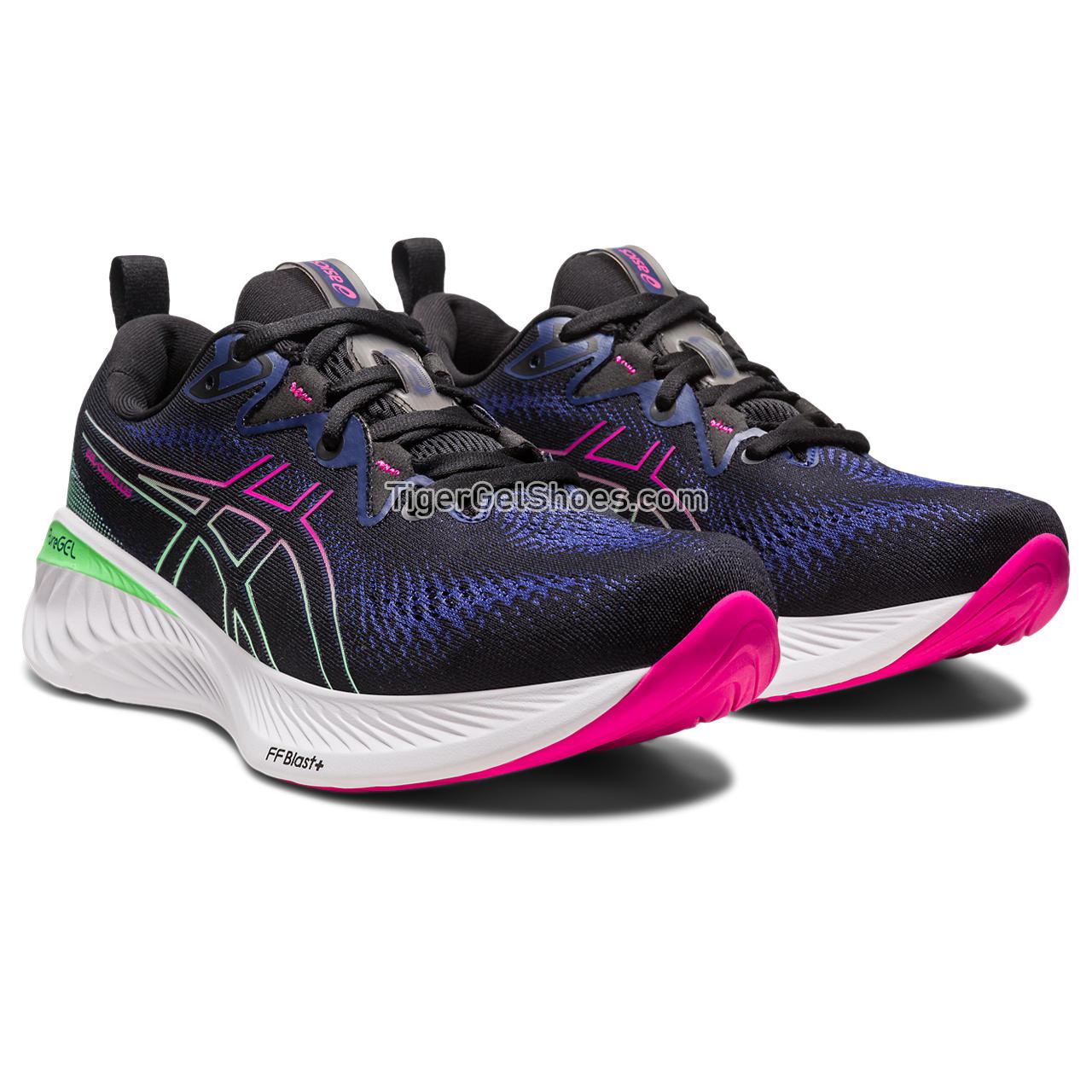 Asics Gel-cumulus 25 Black/Pink Rave 1012B441-001 Womens Shoes