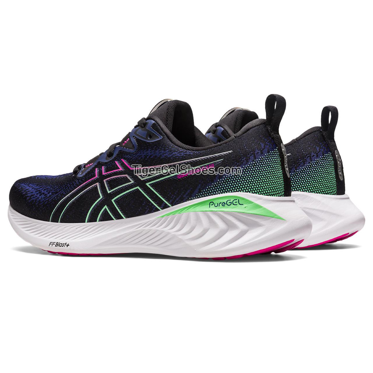 Asics Gel-cumulus 25 Black/Pink Rave 1012B441-001 Womens Shoes