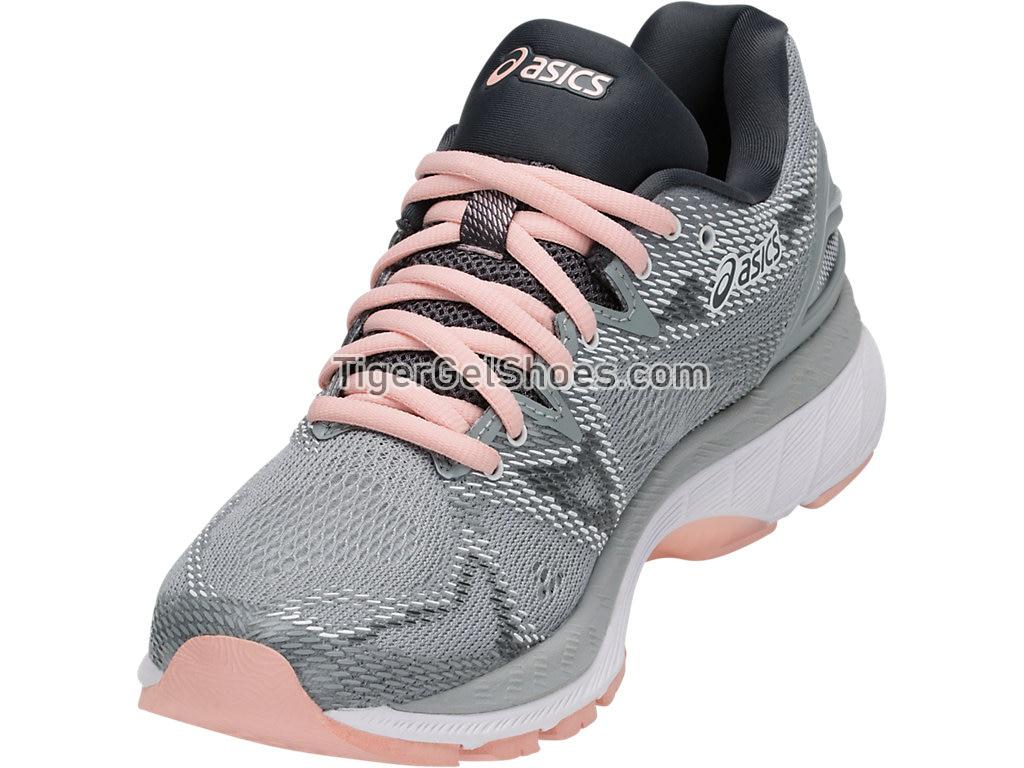 Asics GEL-Nimbus 20 Mid Grey/Mid Grey/Seashell Pink T850N-9696 Womens Running Shoes