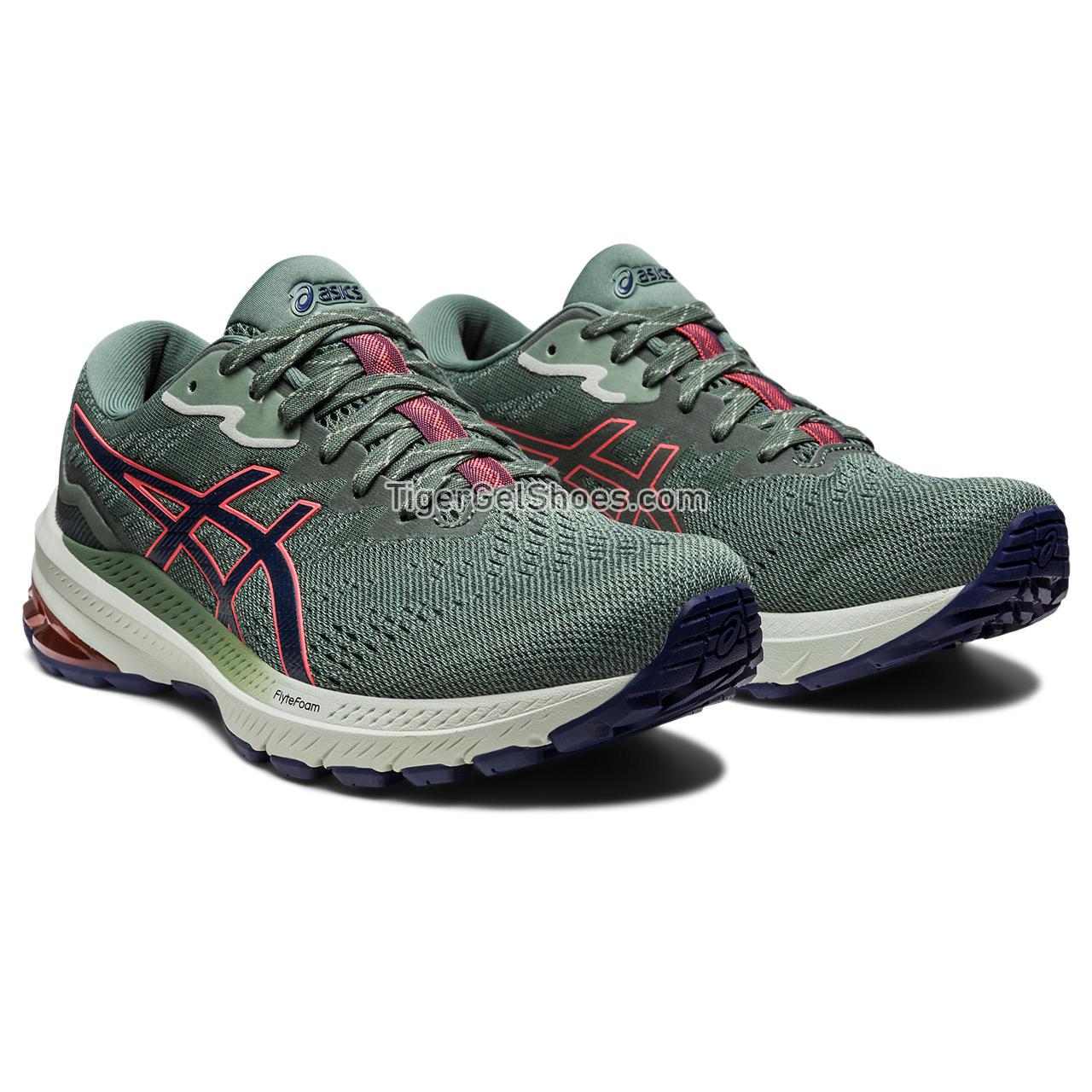Asics Gt-1000 11 Tr Nature Bathing/Papaya 1012B388-700 Womens Shoes