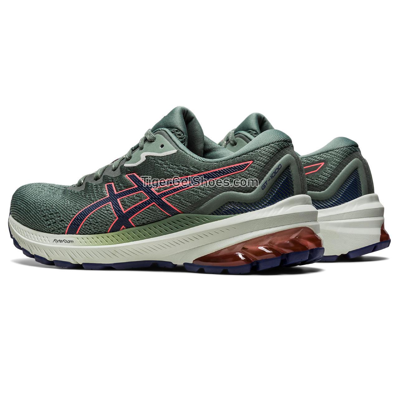 Asics Gt-1000 11 Tr Nature Bathing/Papaya 1012B388-700 Womens Shoes