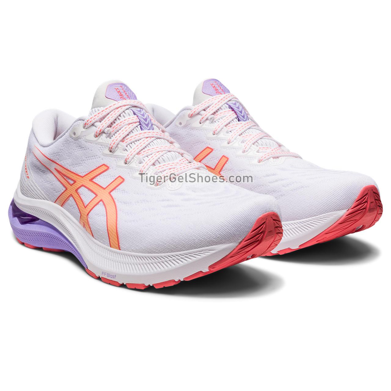 Asics Gt-2000 11 White/Summer Dune 1012B271-102 Womens Shoes