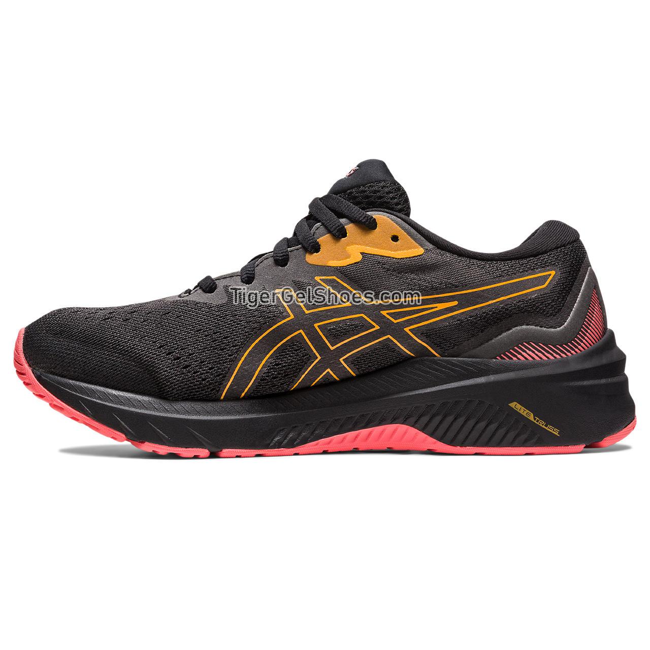 Asics Gt-1000 11 Gtx Black/Papaya 1012B277-003 Womens Shoes