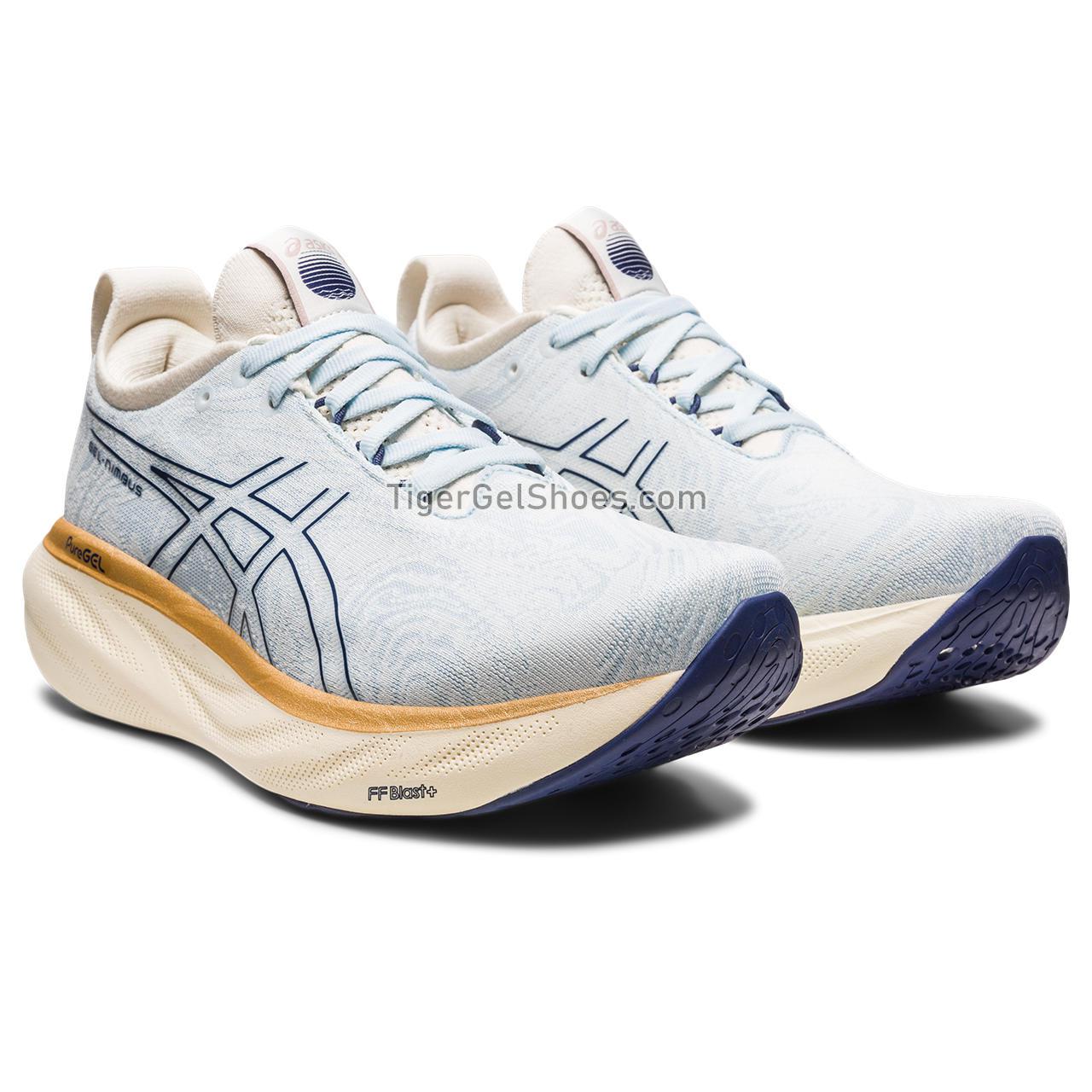 Asics Gel-nimbus 25 Sky/Cream 1012B491-400 Womens Shoes
