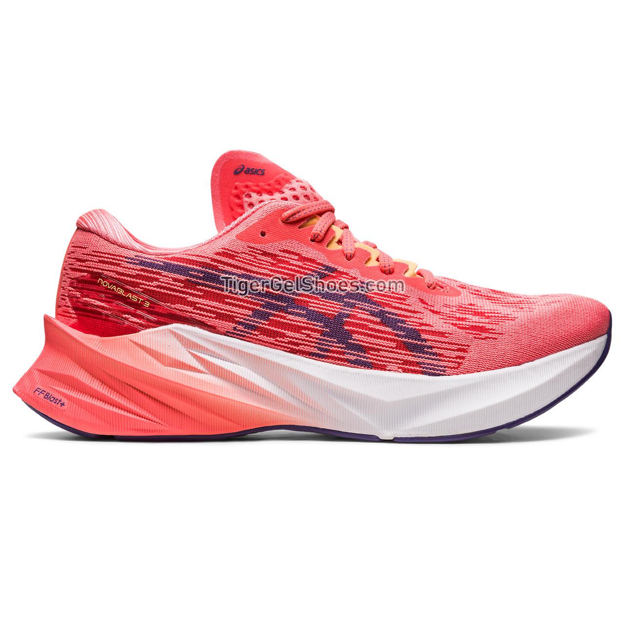 Asics Novablast 3 Papaya/Dusty Purple 1012B288-701 Womens Shoes