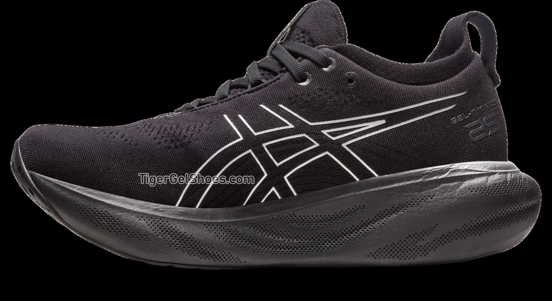 Asics Gel-nimbus 25 Platinum Black/Pure Silver 1012B435-001 Womens Shoes