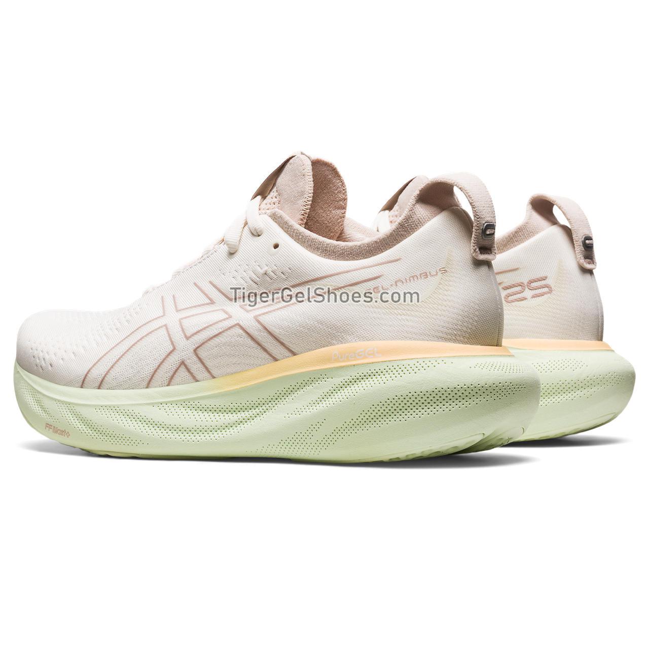 Asics Gel-nimbus 25 Cream/Fawn 1012B356-100 Womens Shoes