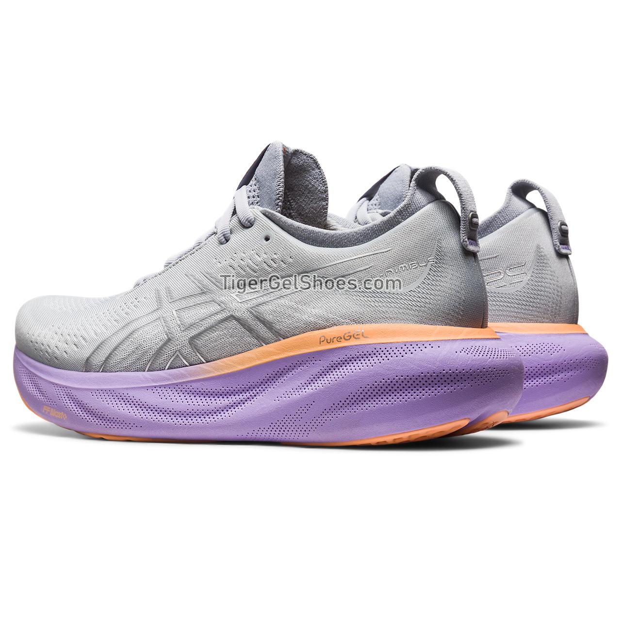 Asics Gel-nimbus 25 Piedmont Grey/Pure Silver 1012B356-021 Womens Shoes