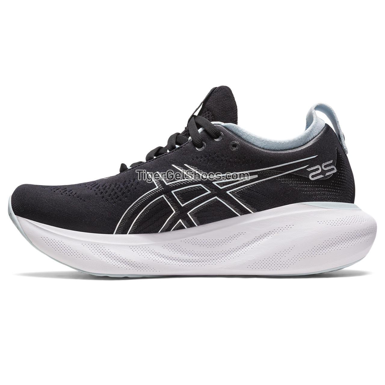 Asics Gel-nimbus 25 Black/Reborn Blue 1012B356-003 Womens Shoes