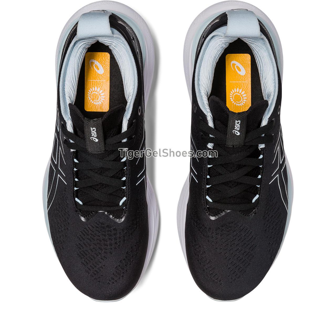 Asics Gel-nimbus 25 Black/Reborn Blue 1012B356-003 Womens Shoes