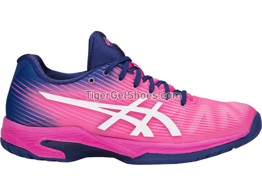 Asics Solution Speed FF Pink Glow/White 1042A002-700 Womens Tennis Shoes