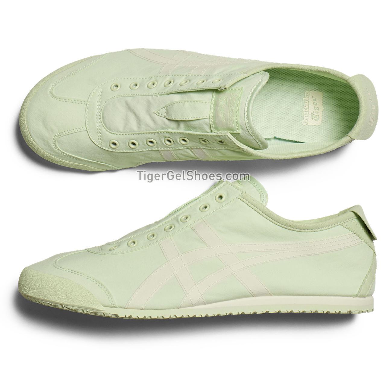 Onitsuka Tiger Mexico 66 Slip-on Green/Cream 1183B603-303 Mens Womens Shoes