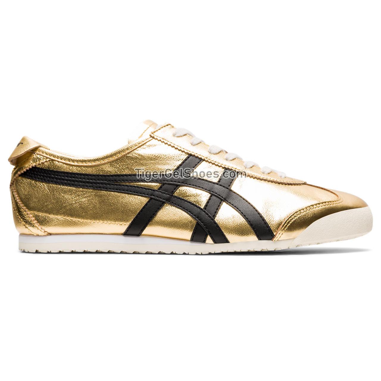 Onitsuka Tiger Mexico 66 Pure-gold/Black 1183B566-2004 Mens Womens Shoes