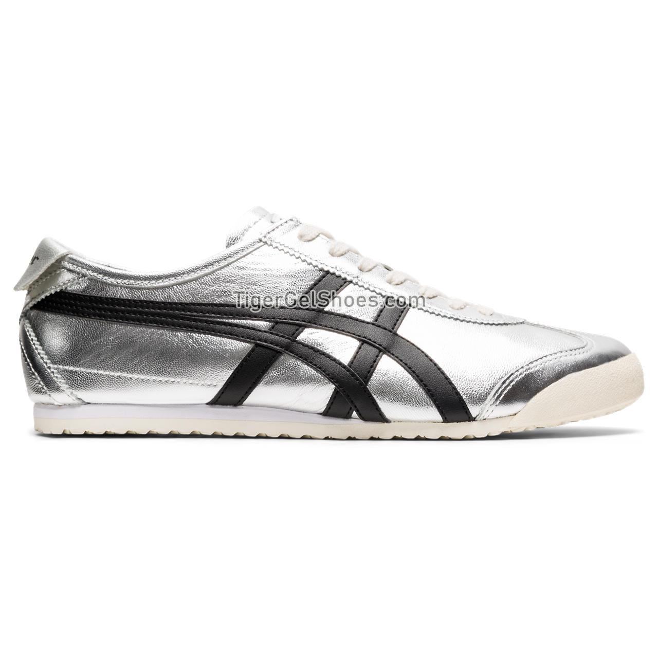 Onitsuka Tiger Mexico 66 Pure-silver/Black 1183B566-020 Mens Womens Shoes