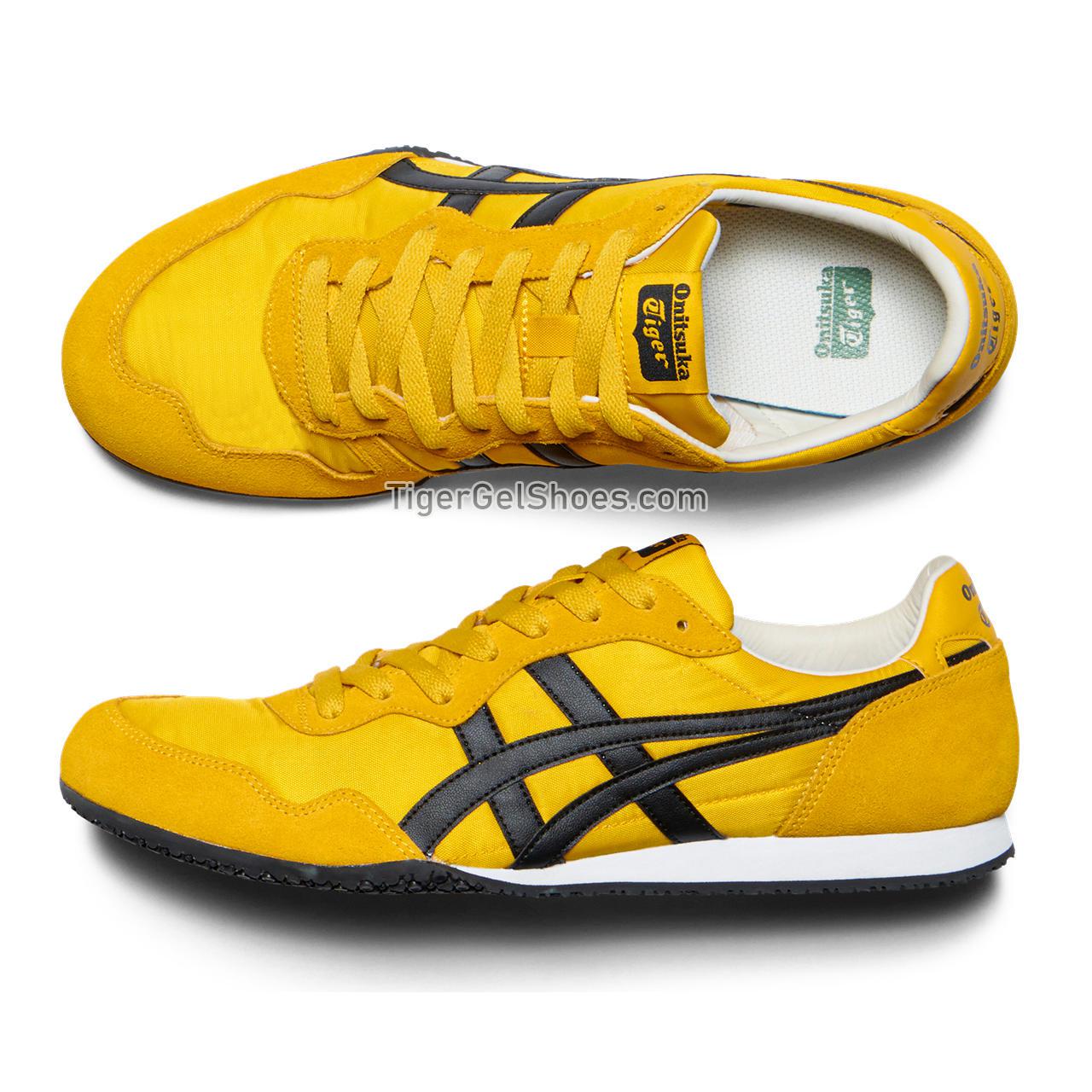 Onitsuka Tiger Serrano Yellow/Black 1183B400-755 Mens Womens Shoes