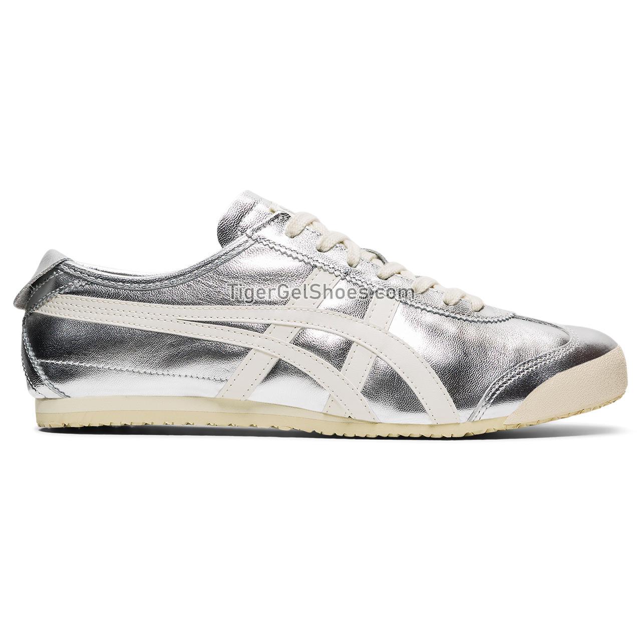 Onitsuka Tiger Mexico 66 Silver/Off-white 1183B566-021 Mens Womens Shoes