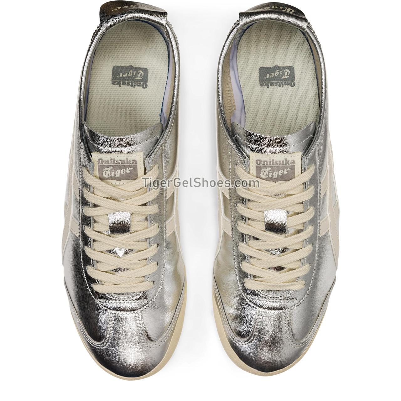 Onitsuka Tiger Mexico 66 Silver/Off-white 1183B566-021 Mens Womens Shoes