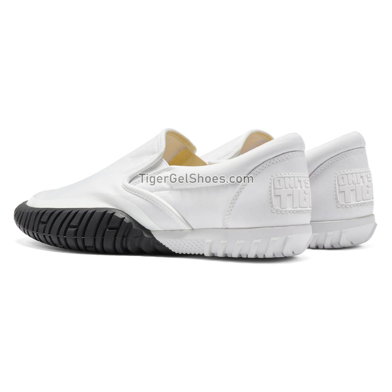 Onitsuka Tiger Duck Tiger Slip-on White/Black 1183C224-100 Mens Womens Shoes