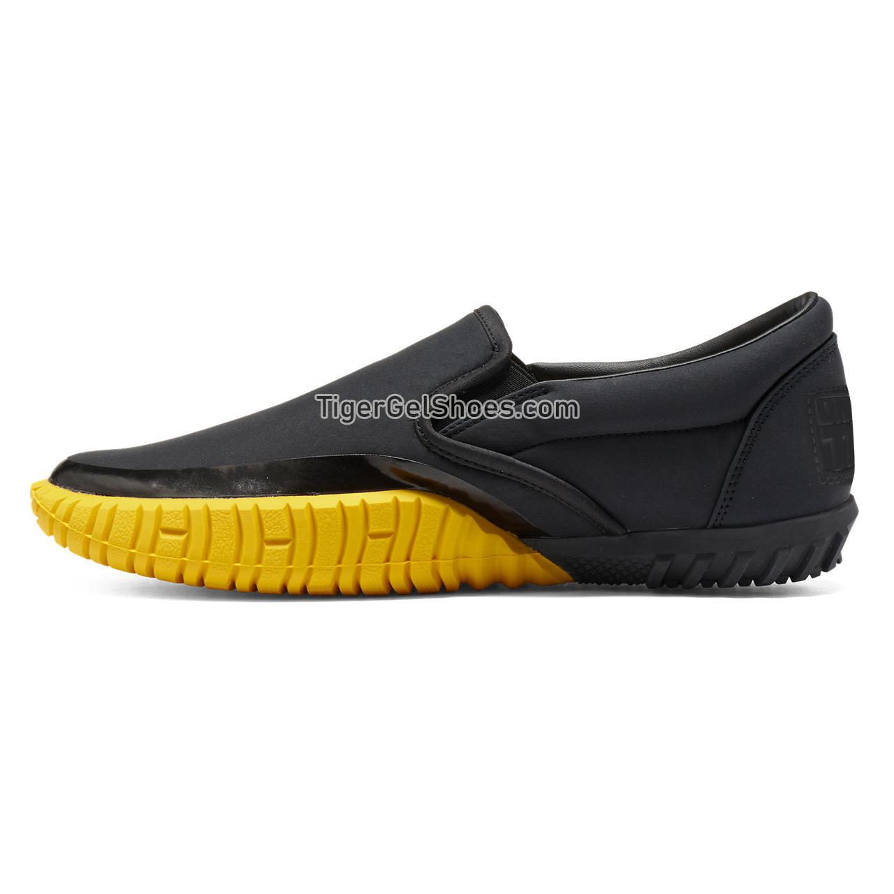 Onitsuka Tiger Duck Tiger Slip-on Black/Tai-chi-yellow 1183C224-001 Mens Womens Shoes