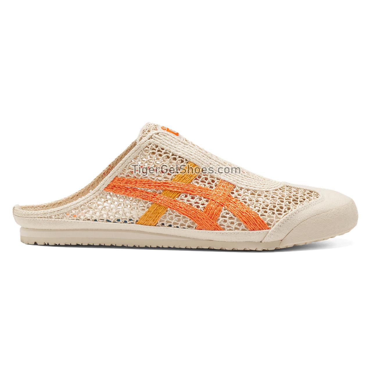 Onitsuka Tiger Mexico 66 Sabot Oatmeal/Habanero 1183C123-251 Mens Womens Shoes