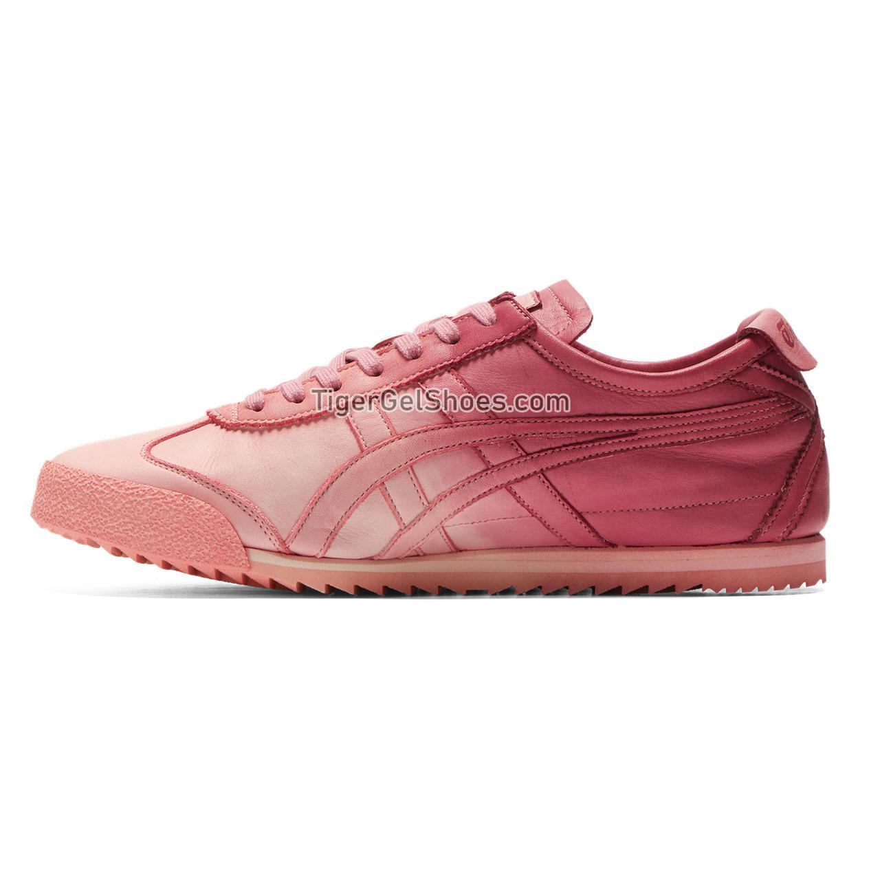 Onitsuka Tiger Mexico 66 Deluxe Ginger-peach/Dark-cherry 1182A631-700 Mens Womens Shoes