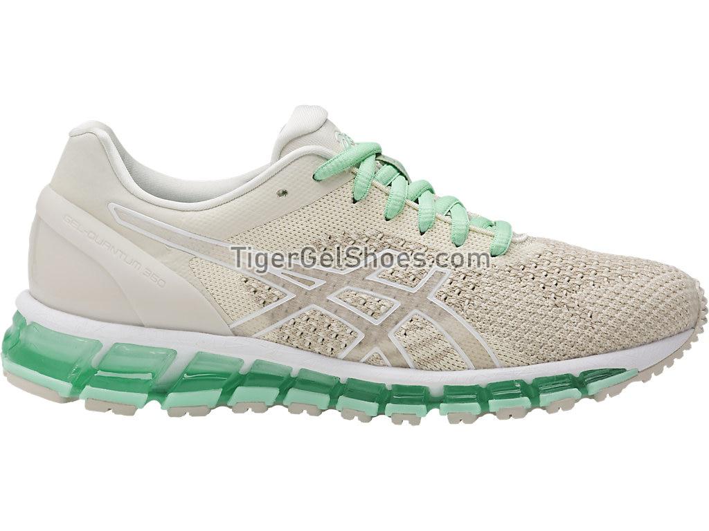 Asics GEL-Quantum 360 Knit Birch/Cream/Ice Green T778N-0200 Womens Running Shoes