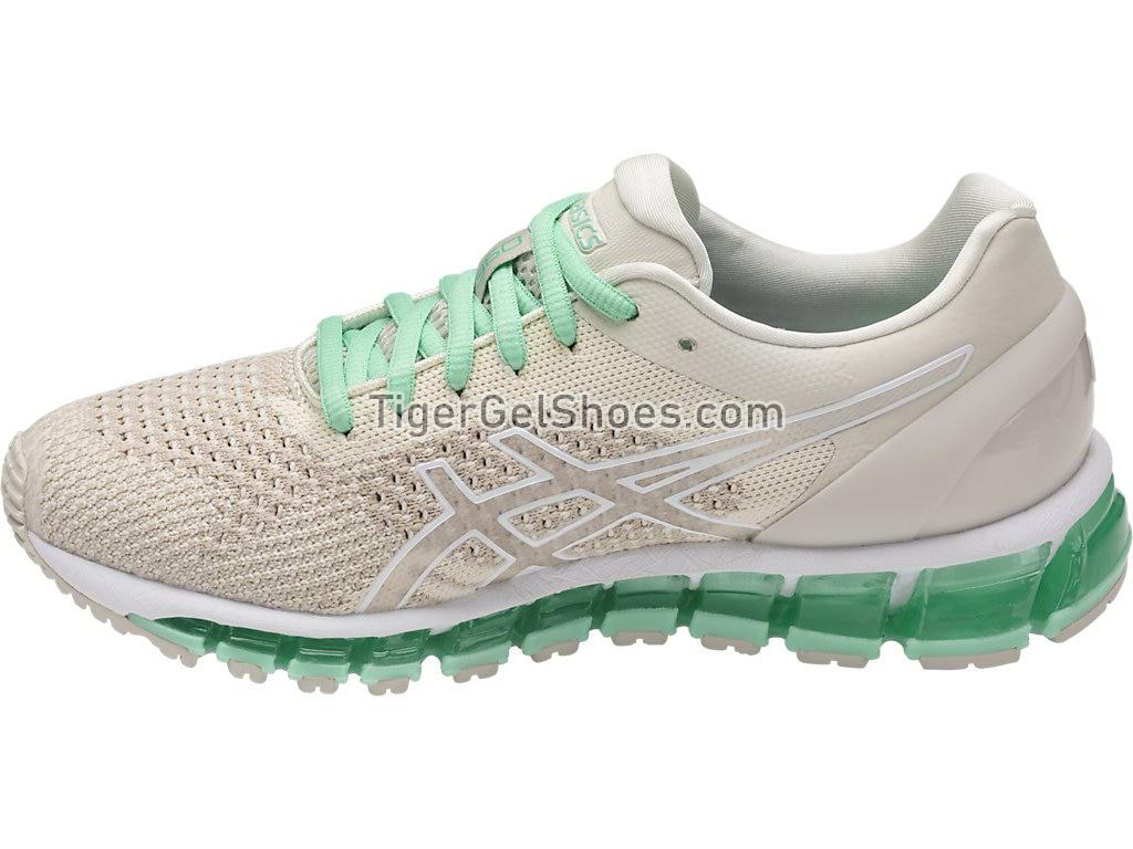 Asics GEL-Quantum 360 Knit Birch/Cream/Ice Green T778N-0200 Womens Running Shoes