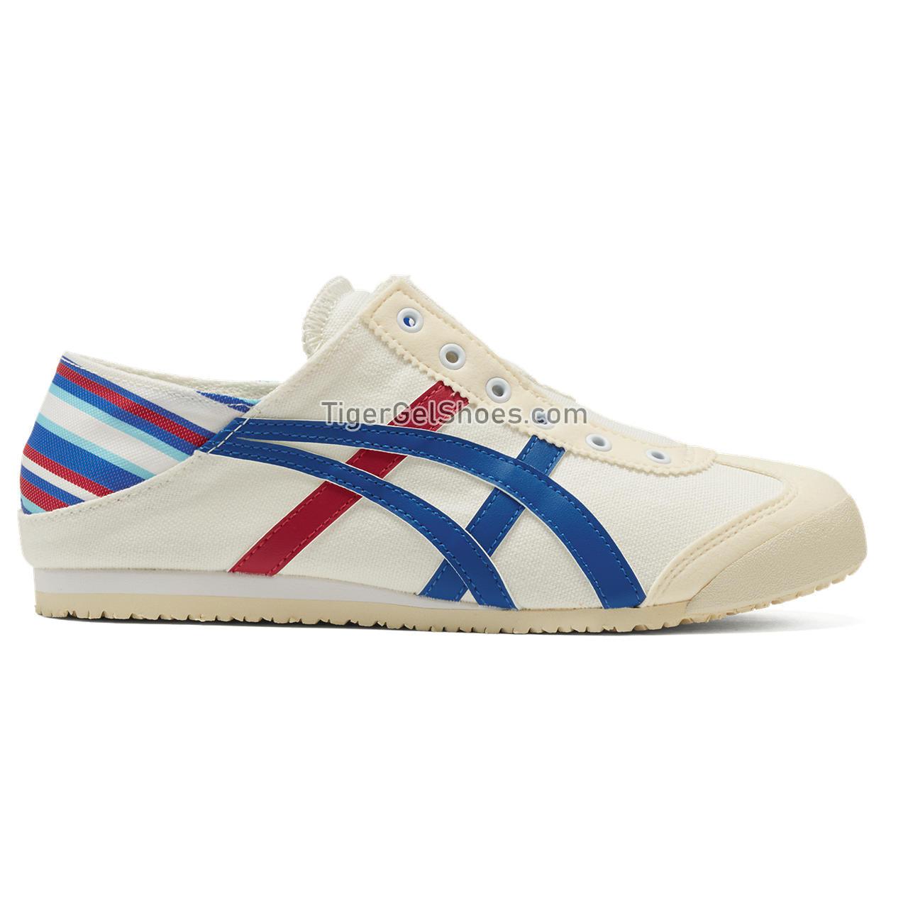 Onitsuka Tiger Mexico 66 Paraty White/Classic-blue 1183C316-100 Mens Womens Shoes