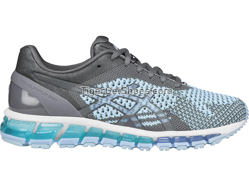 Asics GEL-Quantum 360 Knit Corydalis Blue/Carbon/Aluminum T778N-5497 Womens Running Shoes