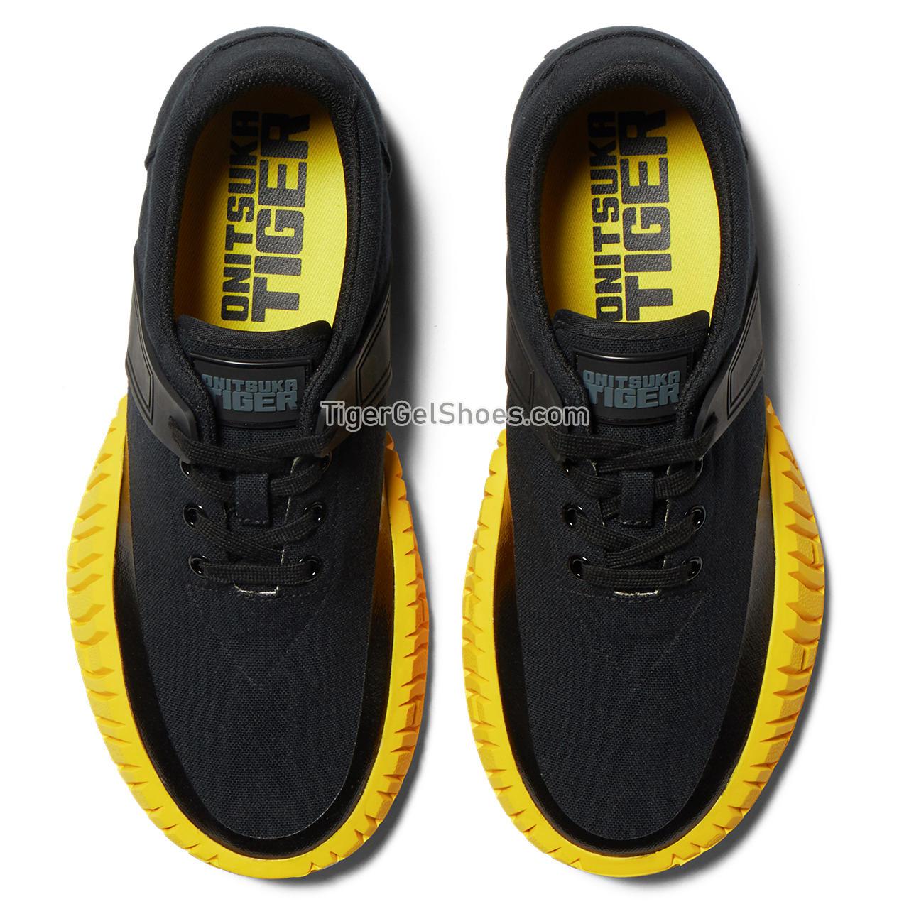 Onitsuka Tiger Duck Tiger Black/Tai-chi-yellow 1183C166-001 Mens Womens Shoes