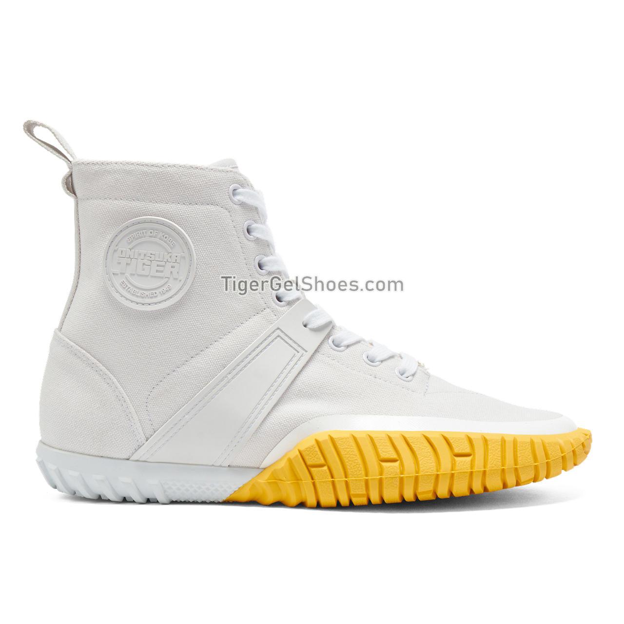 Onitsuka Tiger Duck Tiger Mt Grey/Tai-chi-yellow 1183C167-020 Mens Womens Shoes