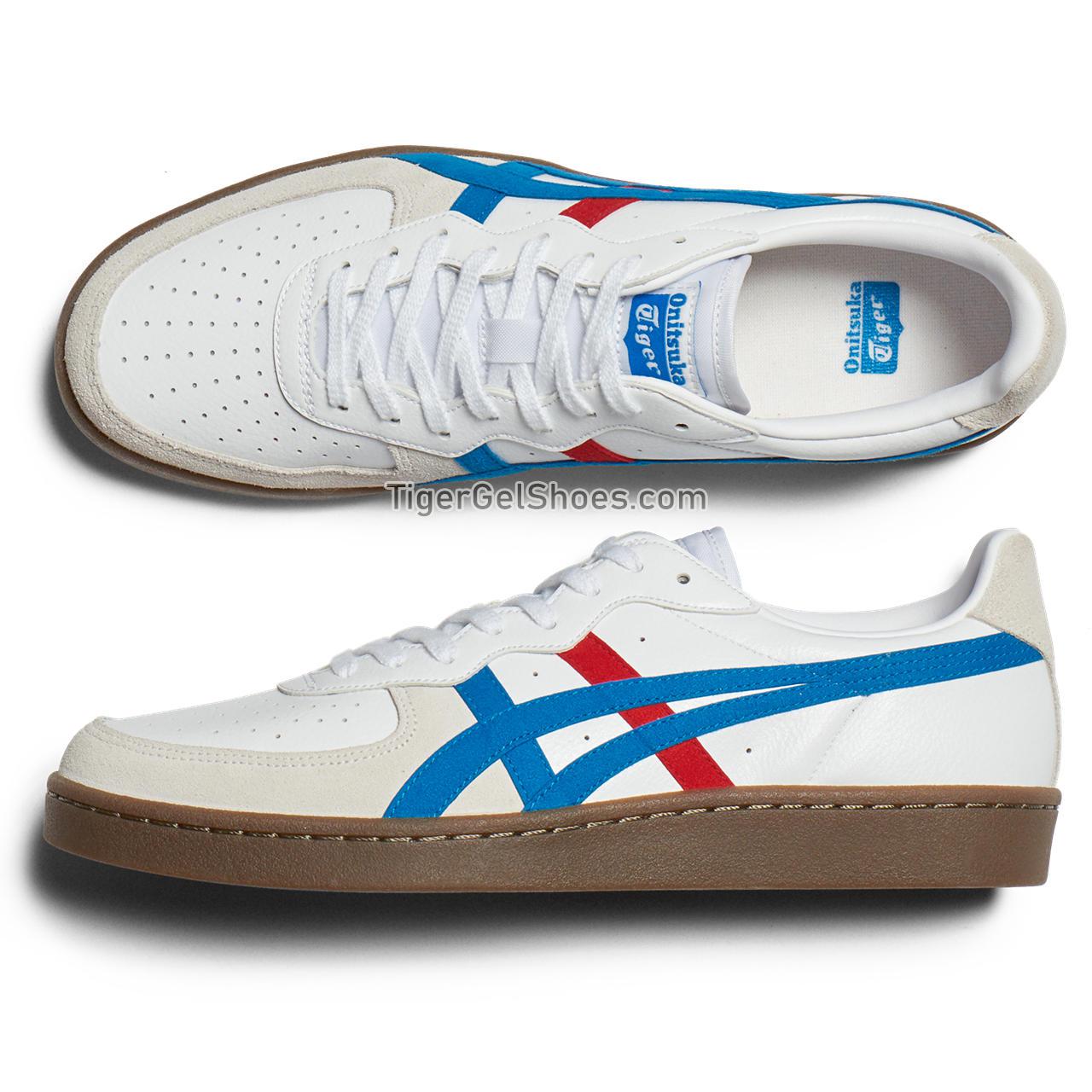 Onitsuka Tiger GSM White/Directoire-blue 1183A353-129 Mens Womens Shoes