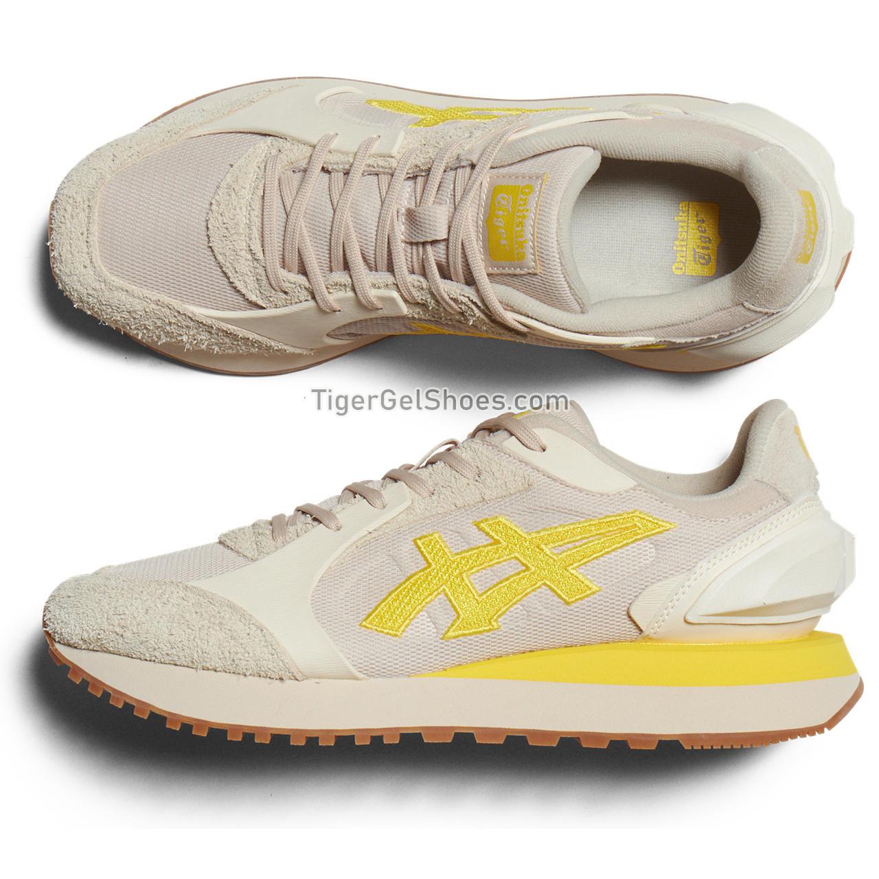 Onitsuka Tiger Moage Co Mineral-beige/Vibrant-yellow 1183B555-250 Mens Womens Shoes