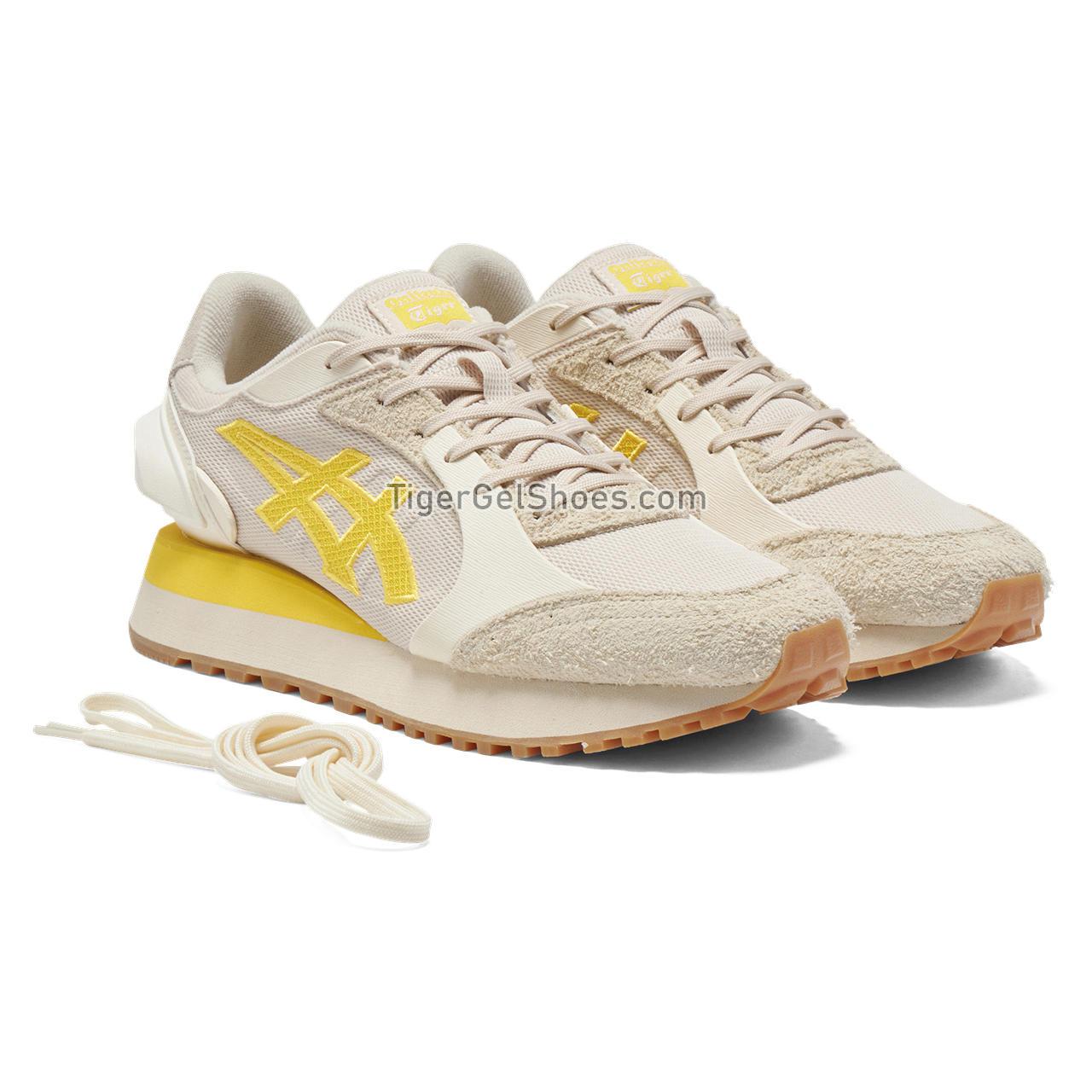 Onitsuka Tiger Moage Co Mineral-beige/Vibrant-yellow 1183B555-250 Mens Womens Shoes