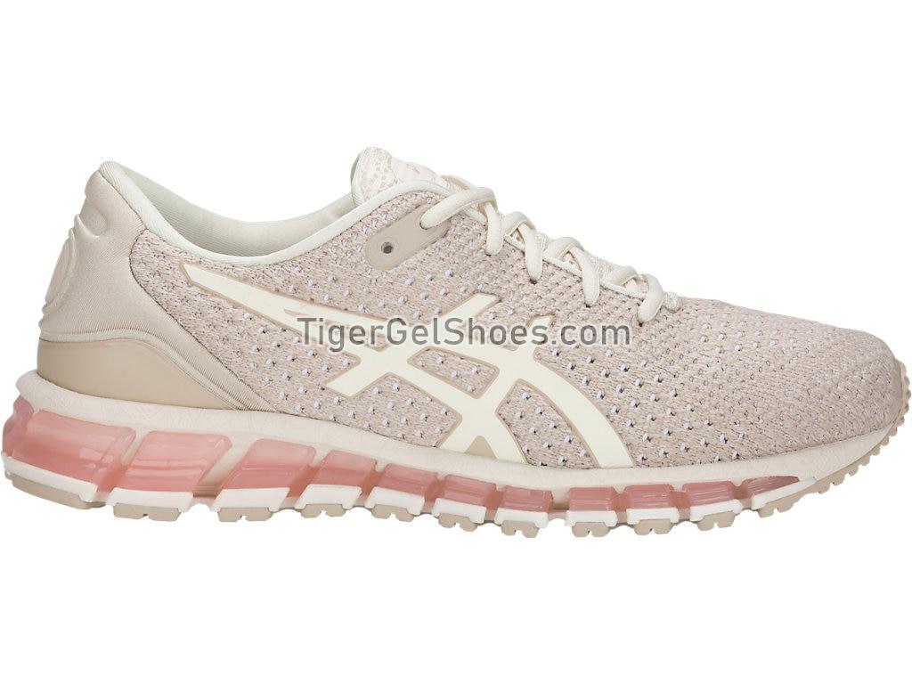 Asics GEL-Quantum 360 Knit Birch/Feather Grey T890N-200 Womens Running Shoes