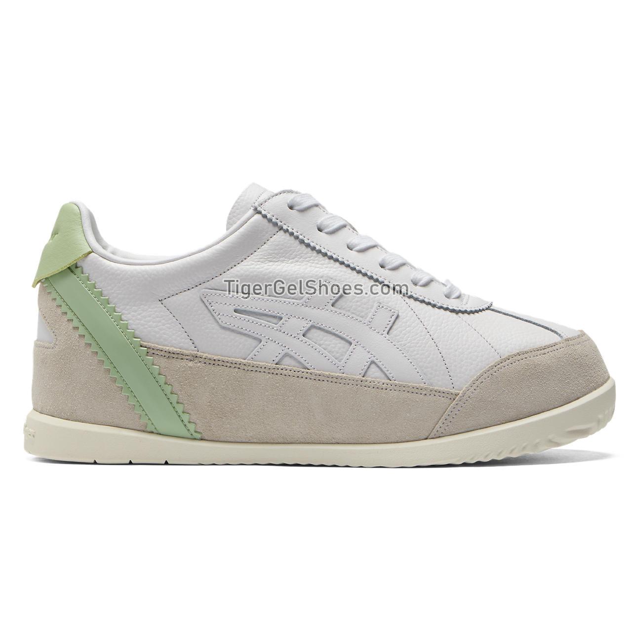 Onitsuka Tiger Mollety White/Green-fig 1183C101-100 Mens Womens Shoes