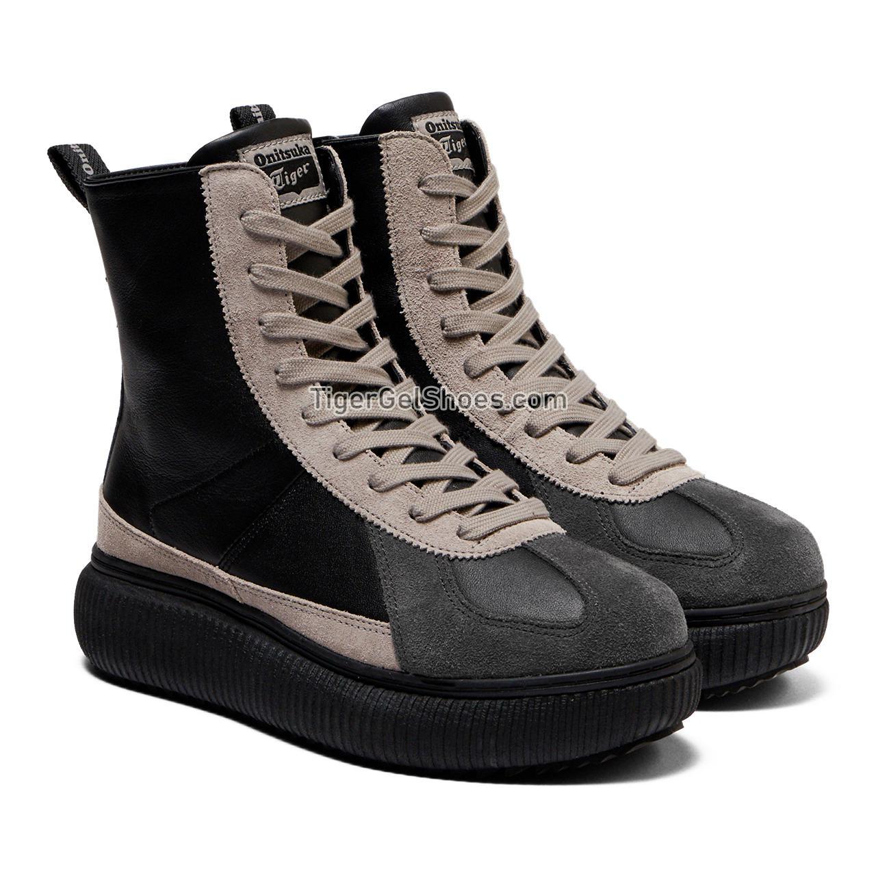 Onitsuka Tiger Delecity Boot Black/Black 1183C158-001 Mens Womens Shoes