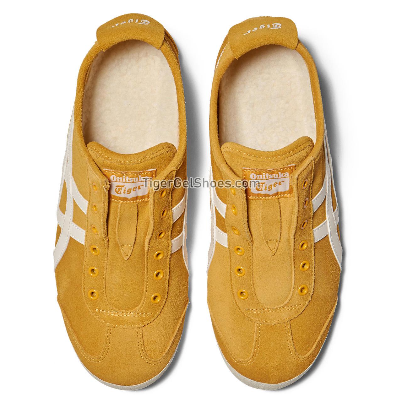 Onitsuka Tiger Mexico 66 Slip-on Golden-glow/Cream 1183C157-750 Mens Womens Shoes