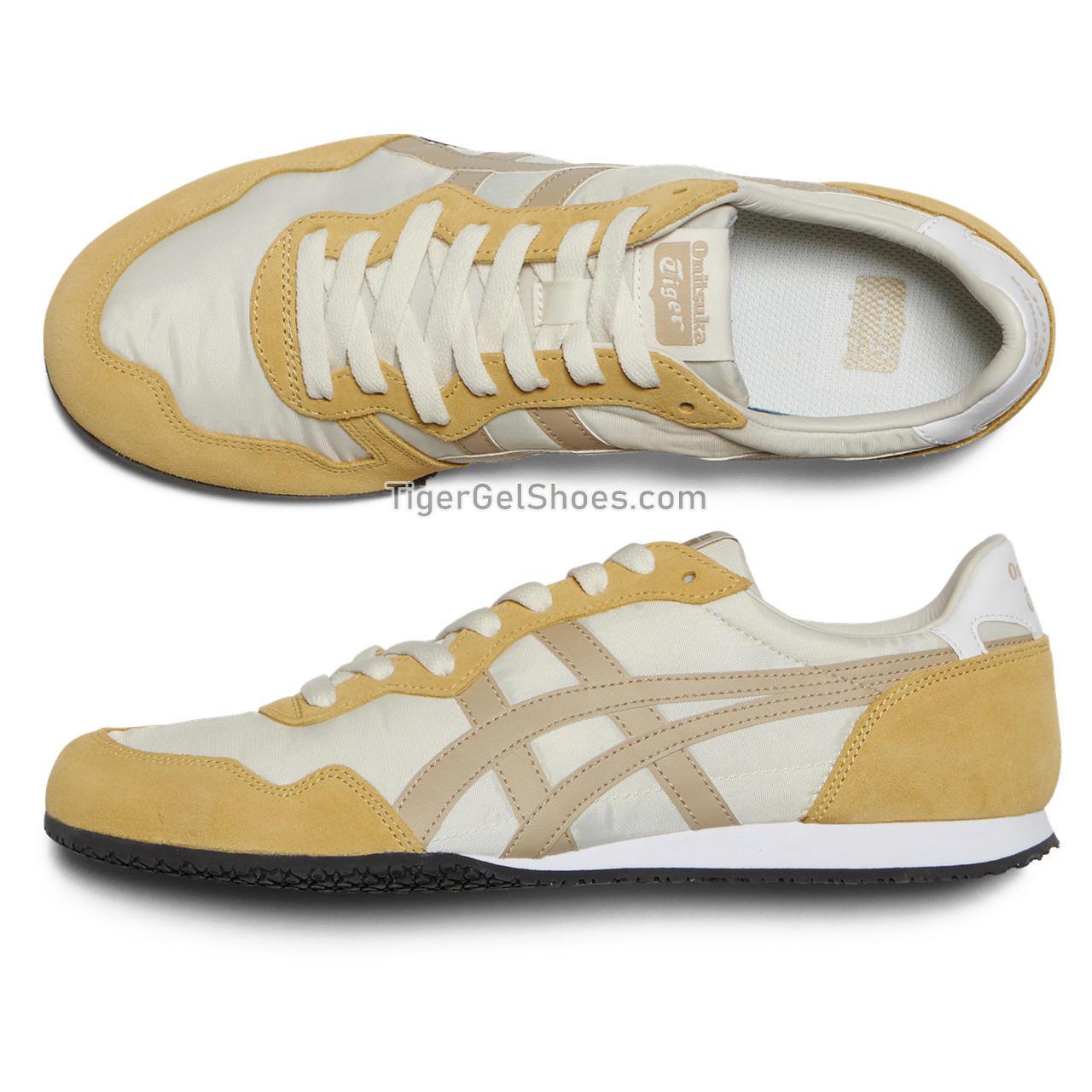 Onitsuka Tiger Serrano Ivory/Wood-crepe 1183B400-753 Mens Womens Shoes