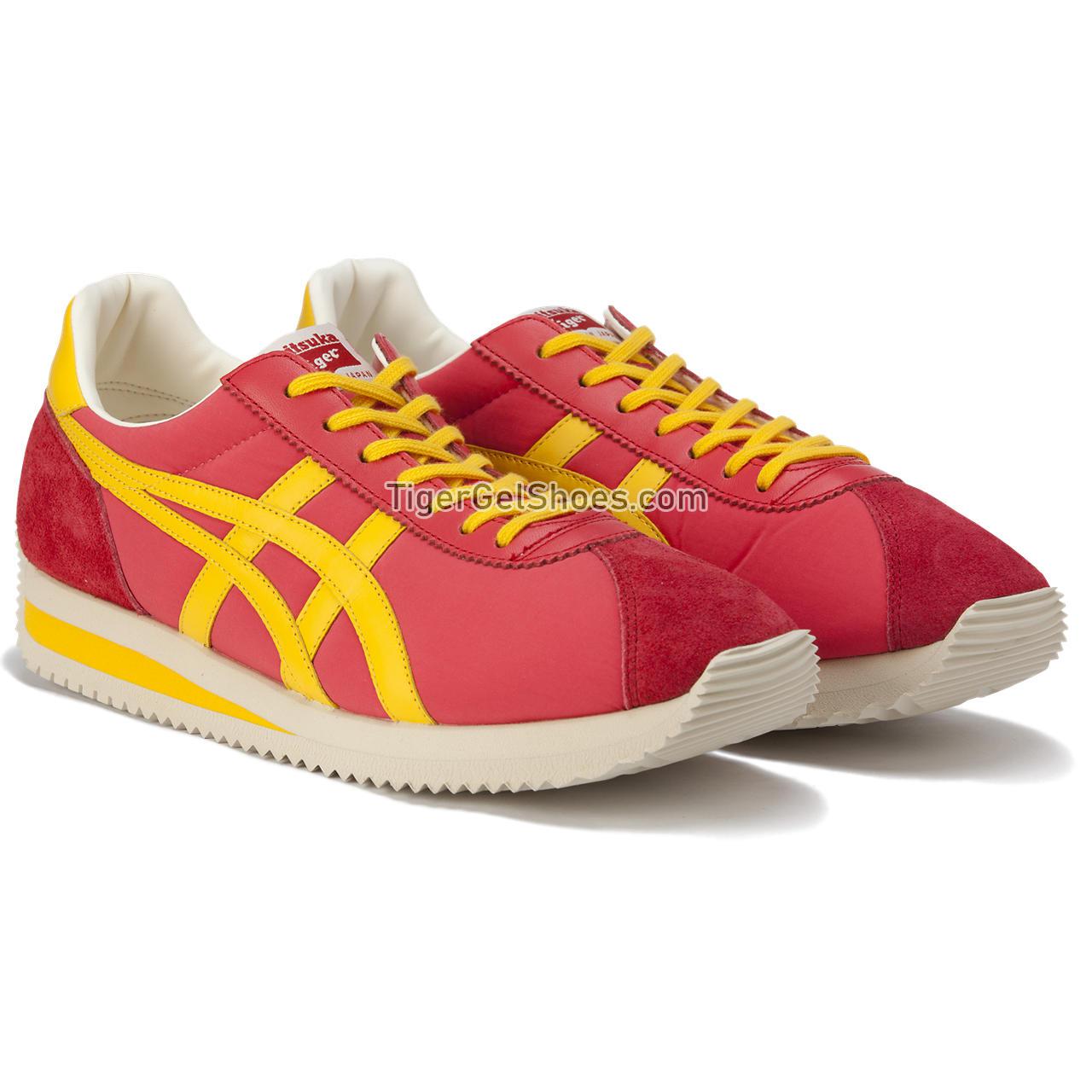 Onitsuka Tiger Moal 77 Nm Fiery-red/Tiger-yellow 1183A916-601 Mens Womens Shoes