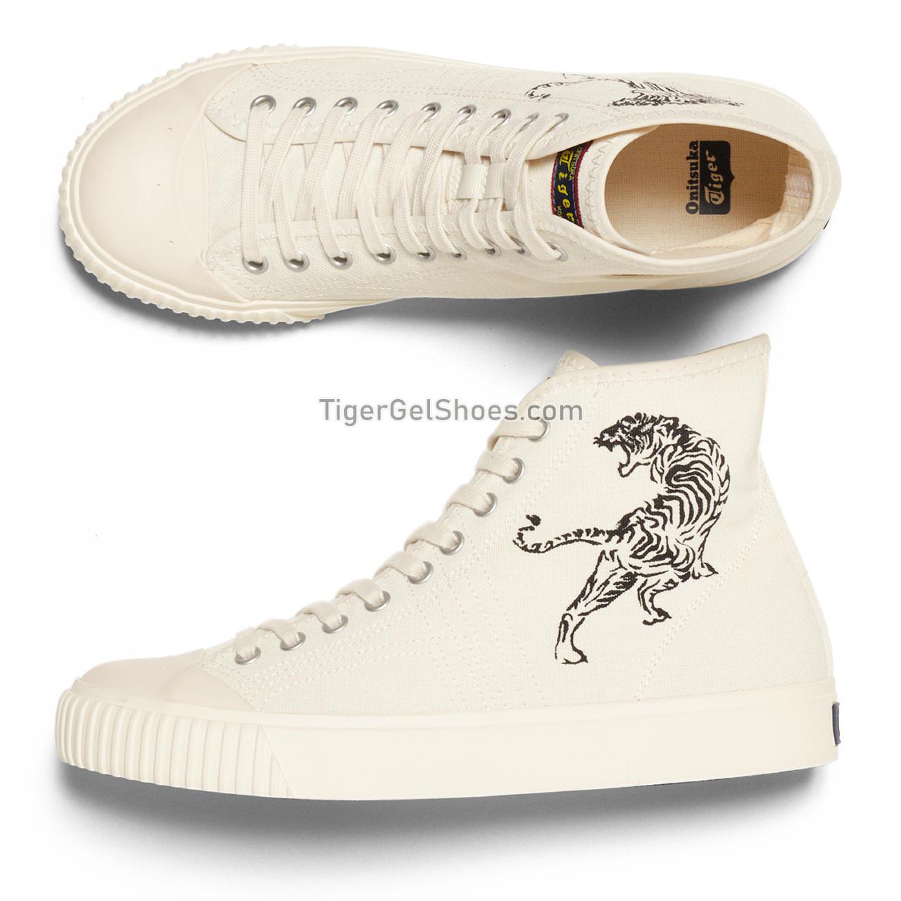 Onitsuka Tiger Ok Basketball Mt Cream/Black 1183C121-100 Mens Womens Shoes