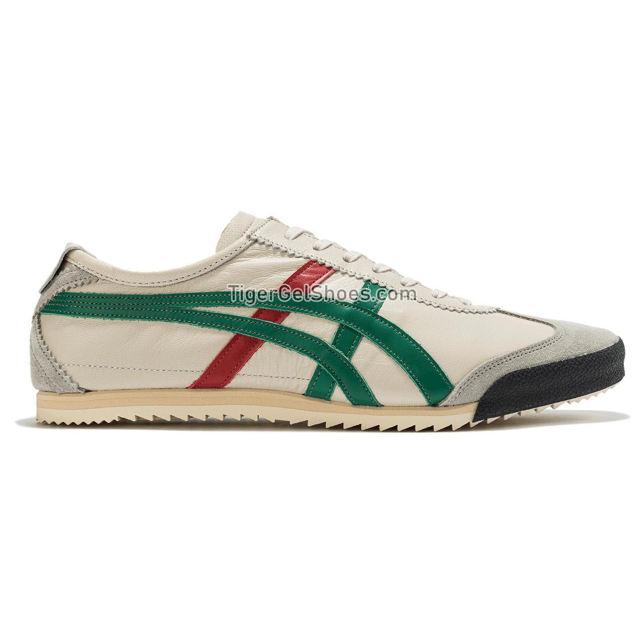 Onitsuka Tiger Mexico 66 Deluxe Cream/Green 1181A436-100 Mens Shoes