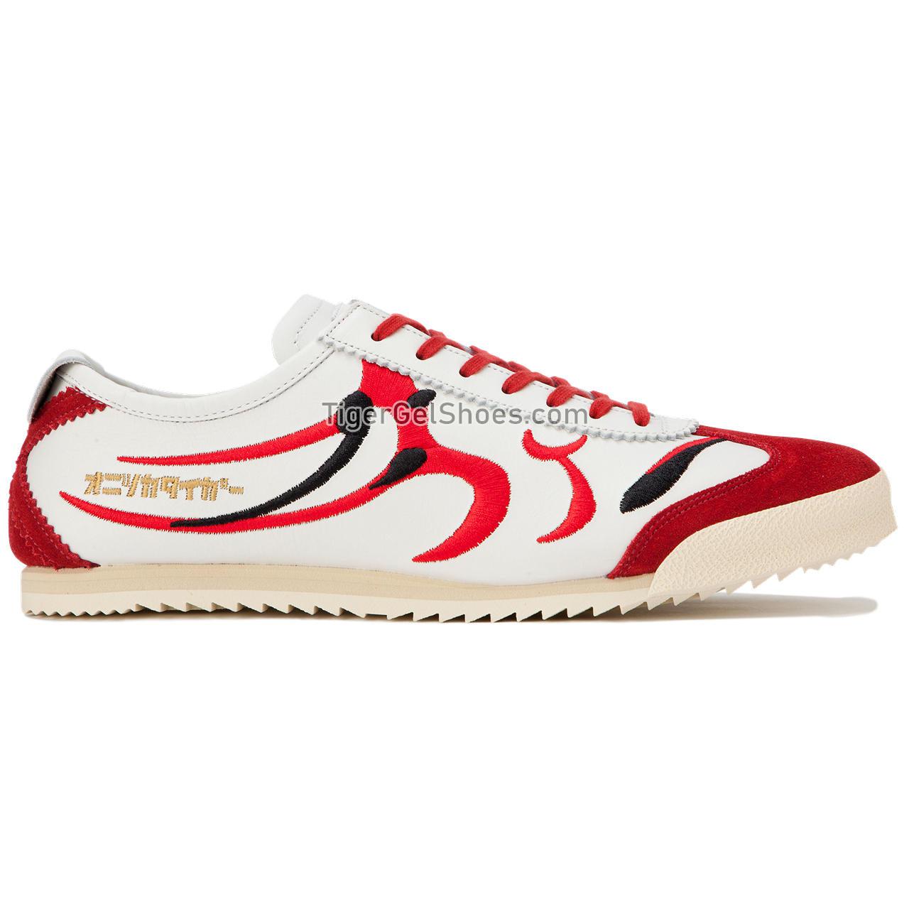 Onitsuka Tiger Mexico 66 Deluxe White/Classic-red 1181A370-100 Mens Shoes