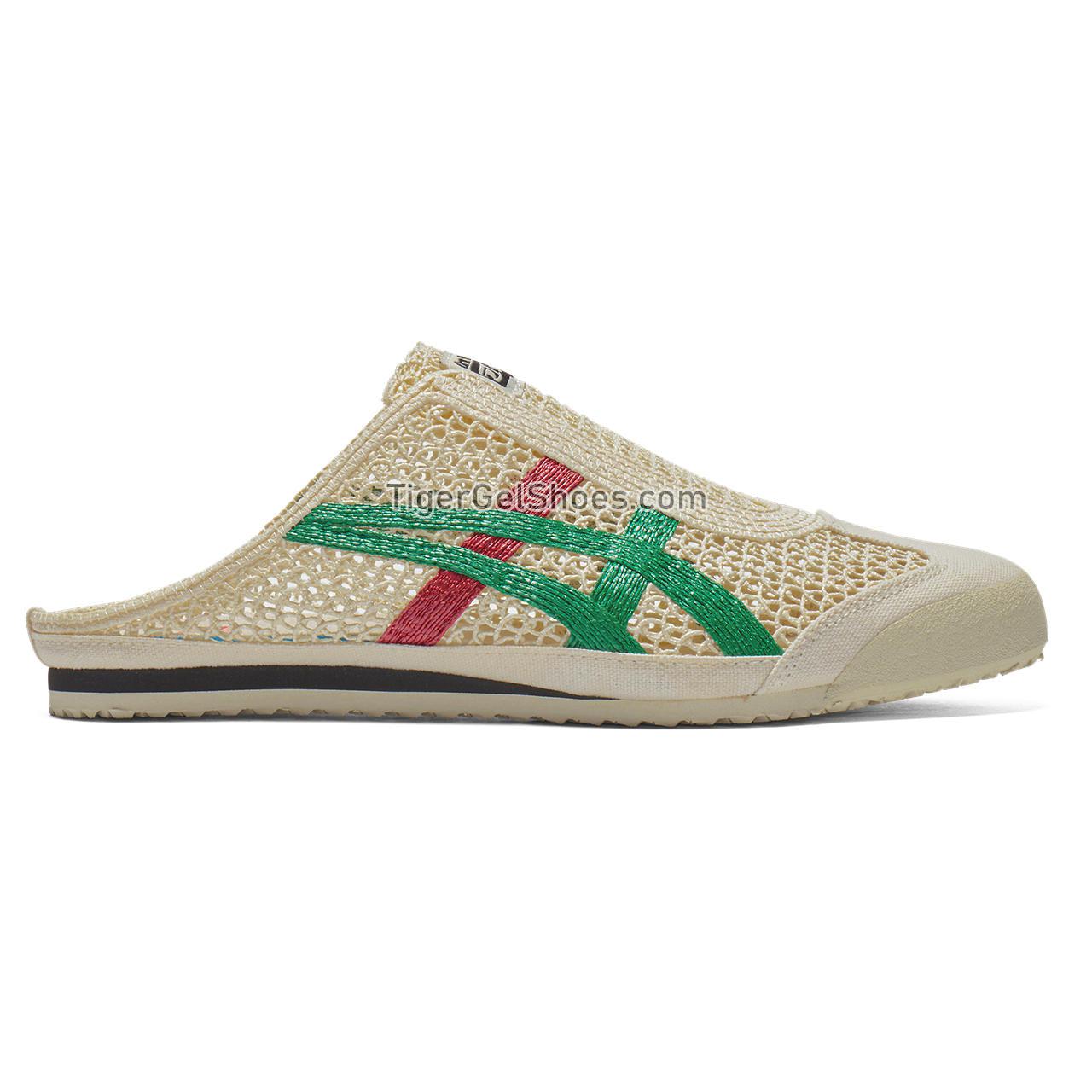 Onitsuka Tiger Mexico 66 Sabot Cream/Kale 1183C123-103 Mens Womens Shoes