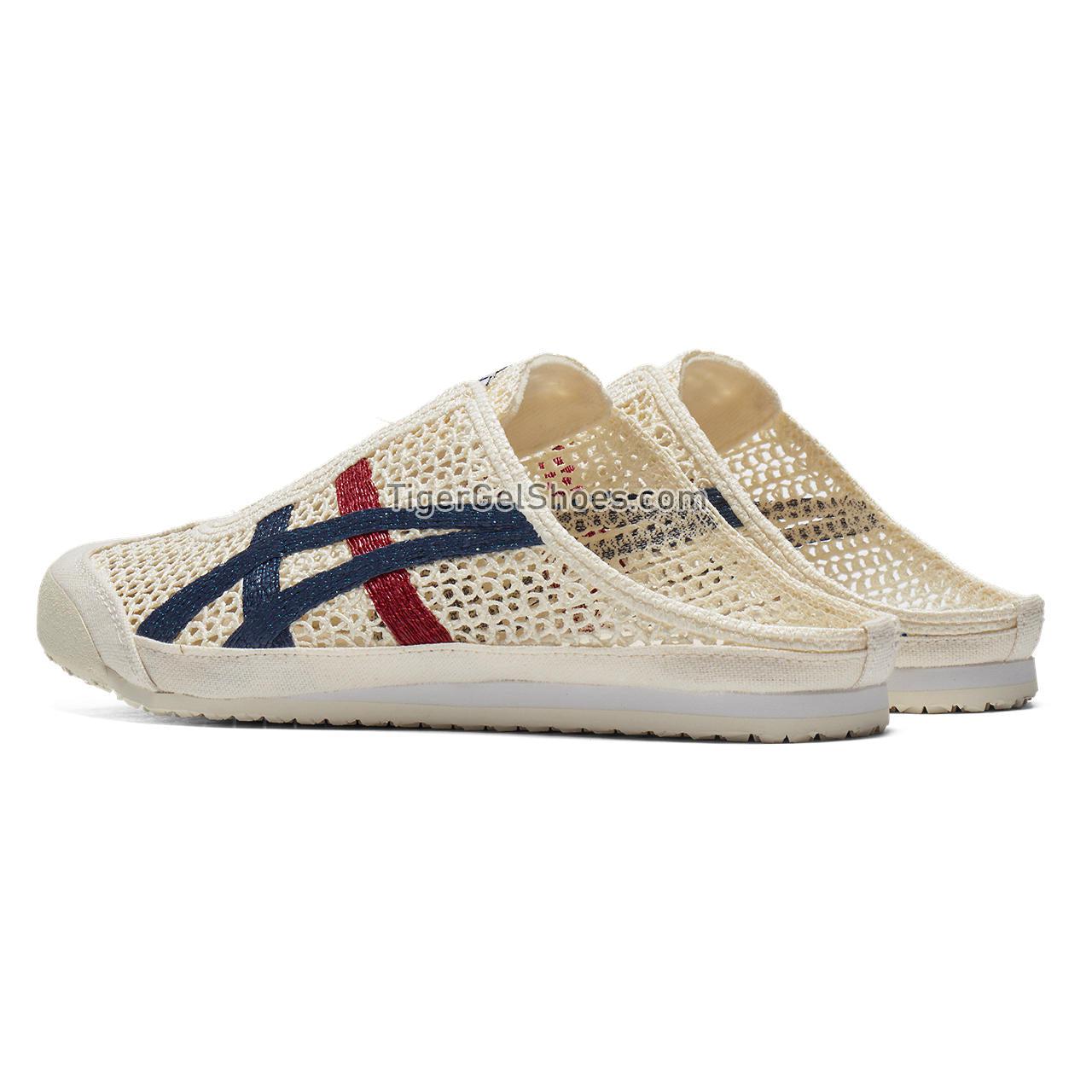 Onitsuka Tiger Mexico 66 Sabot Cream/Mako-blue 1183C123-100 Mens Womens Shoes