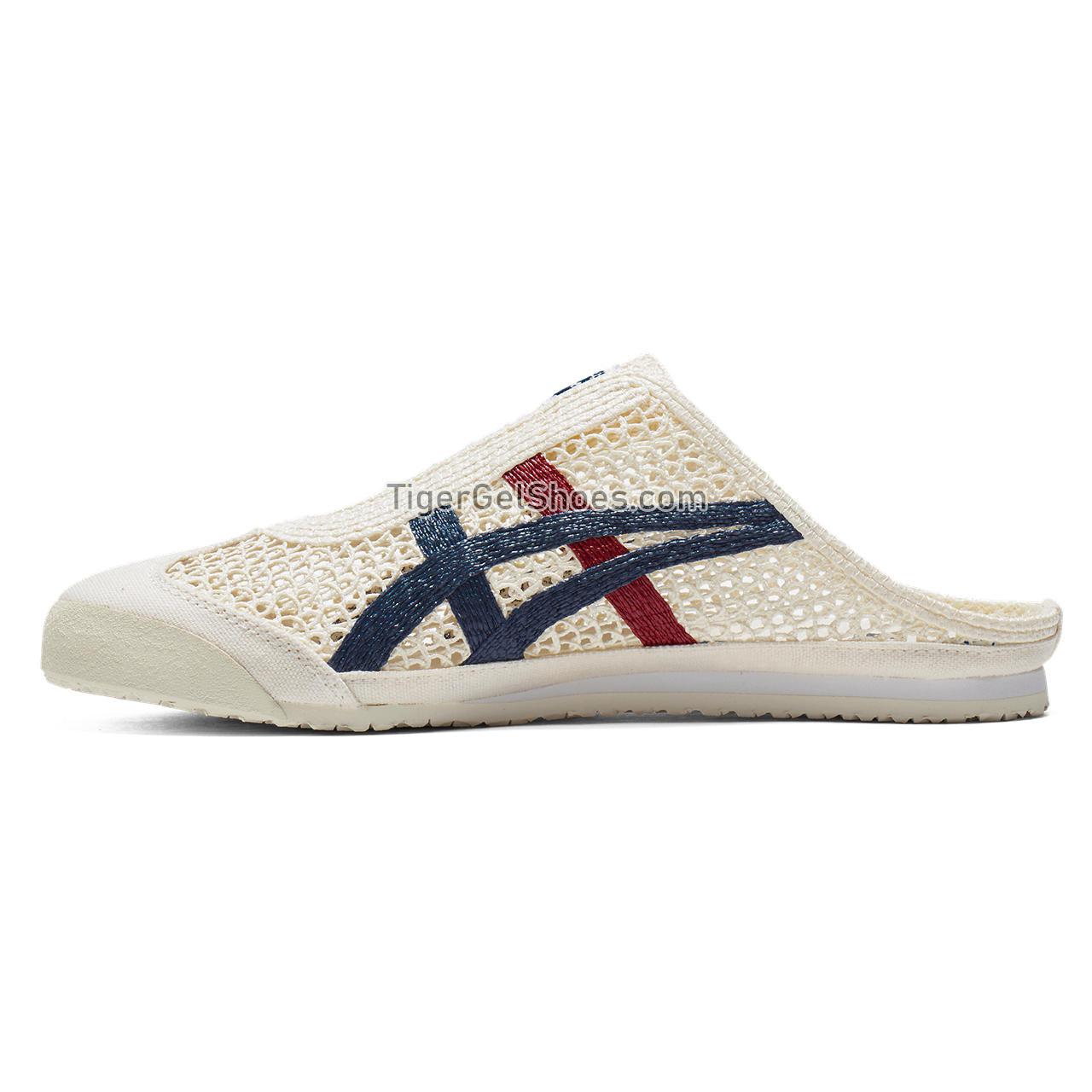 Onitsuka Tiger Mexico 66 Sabot Cream/Mako-blue 1183C123-100 Mens Womens Shoes
