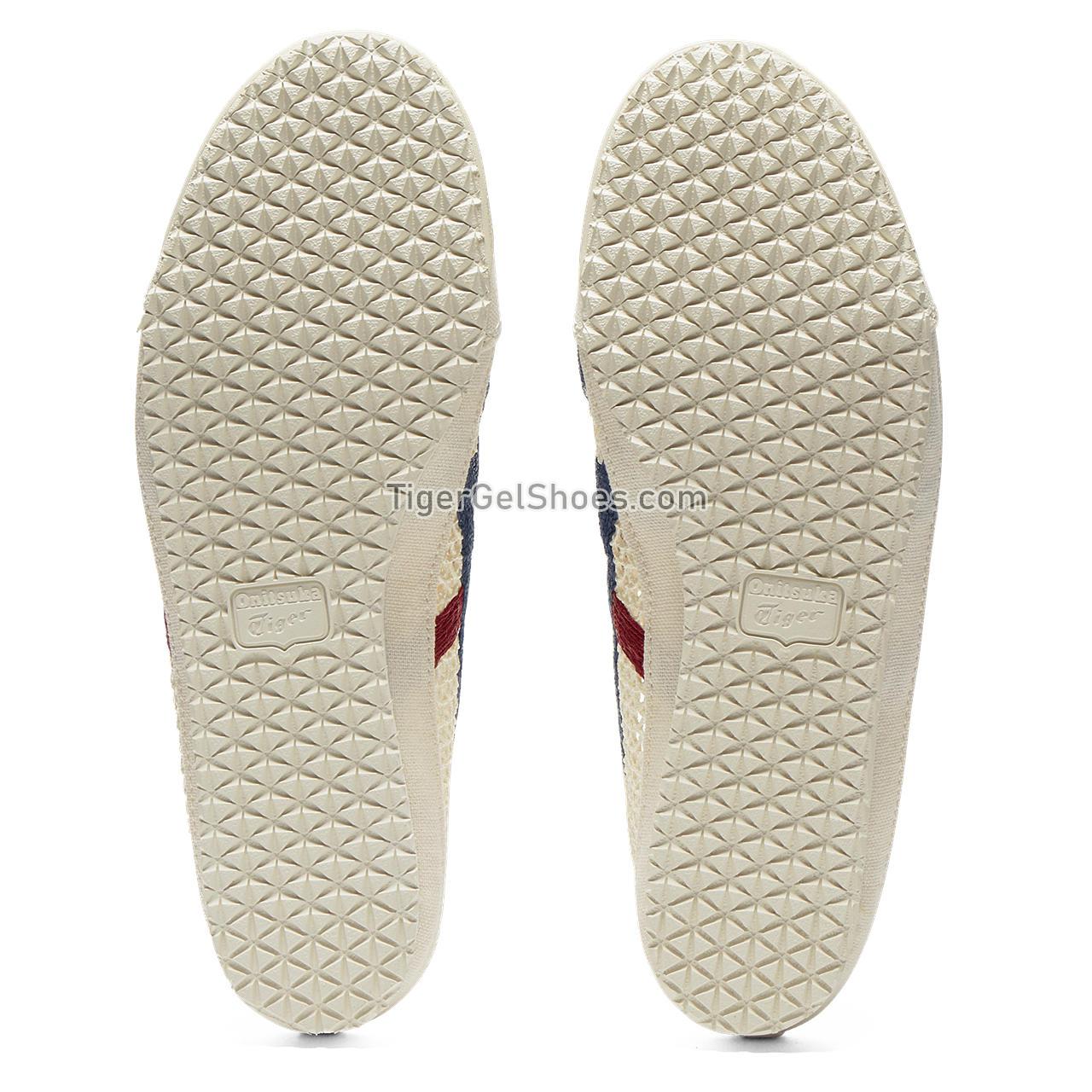 Onitsuka Tiger Mexico 66 Sabot Cream/Mako-blue 1183C123-100 Mens Womens Shoes